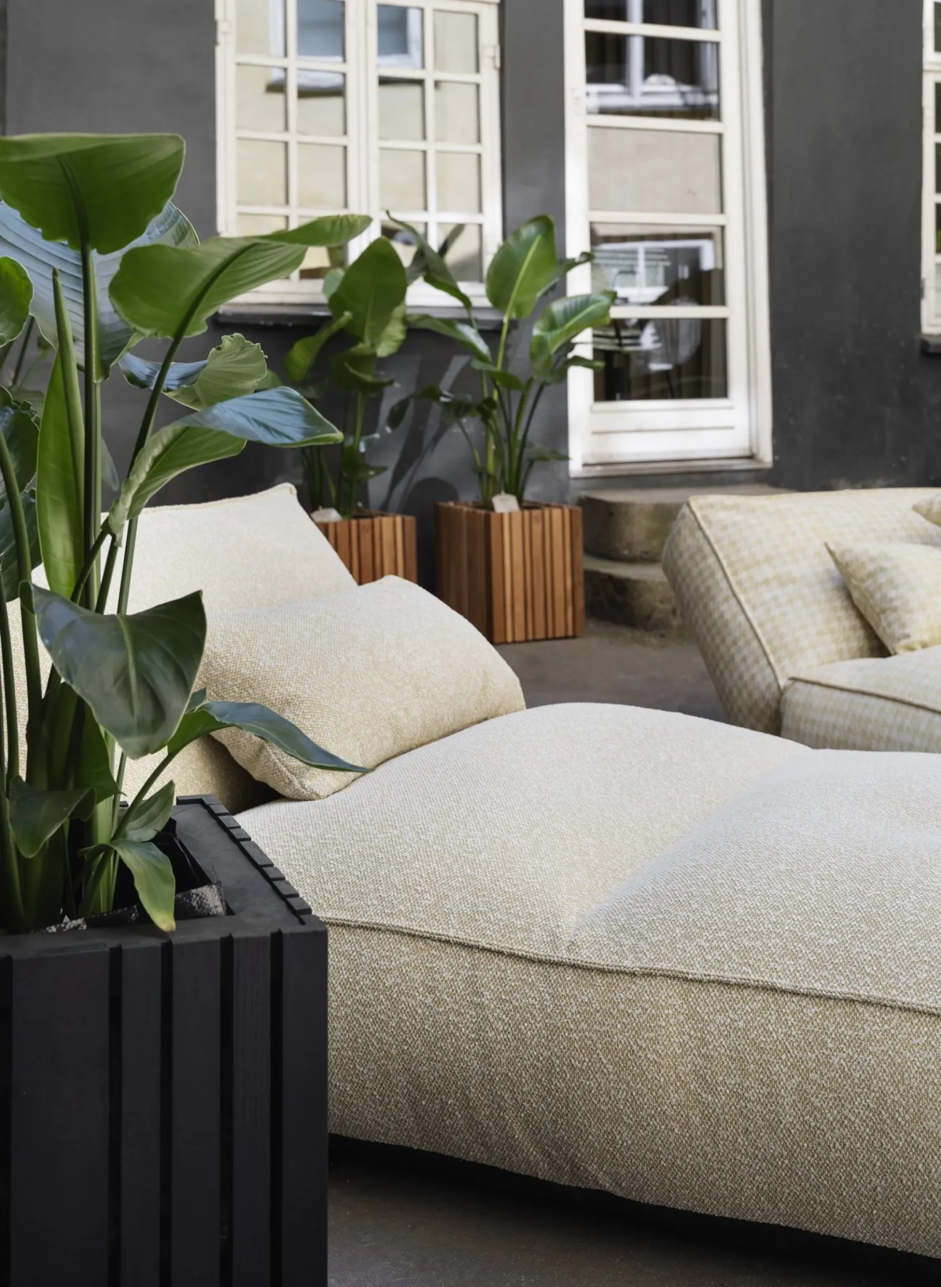 Outdoor-Kissen -STAY- Special Edition, Farbe Sun, Stoff Reah 45 x 45 cm