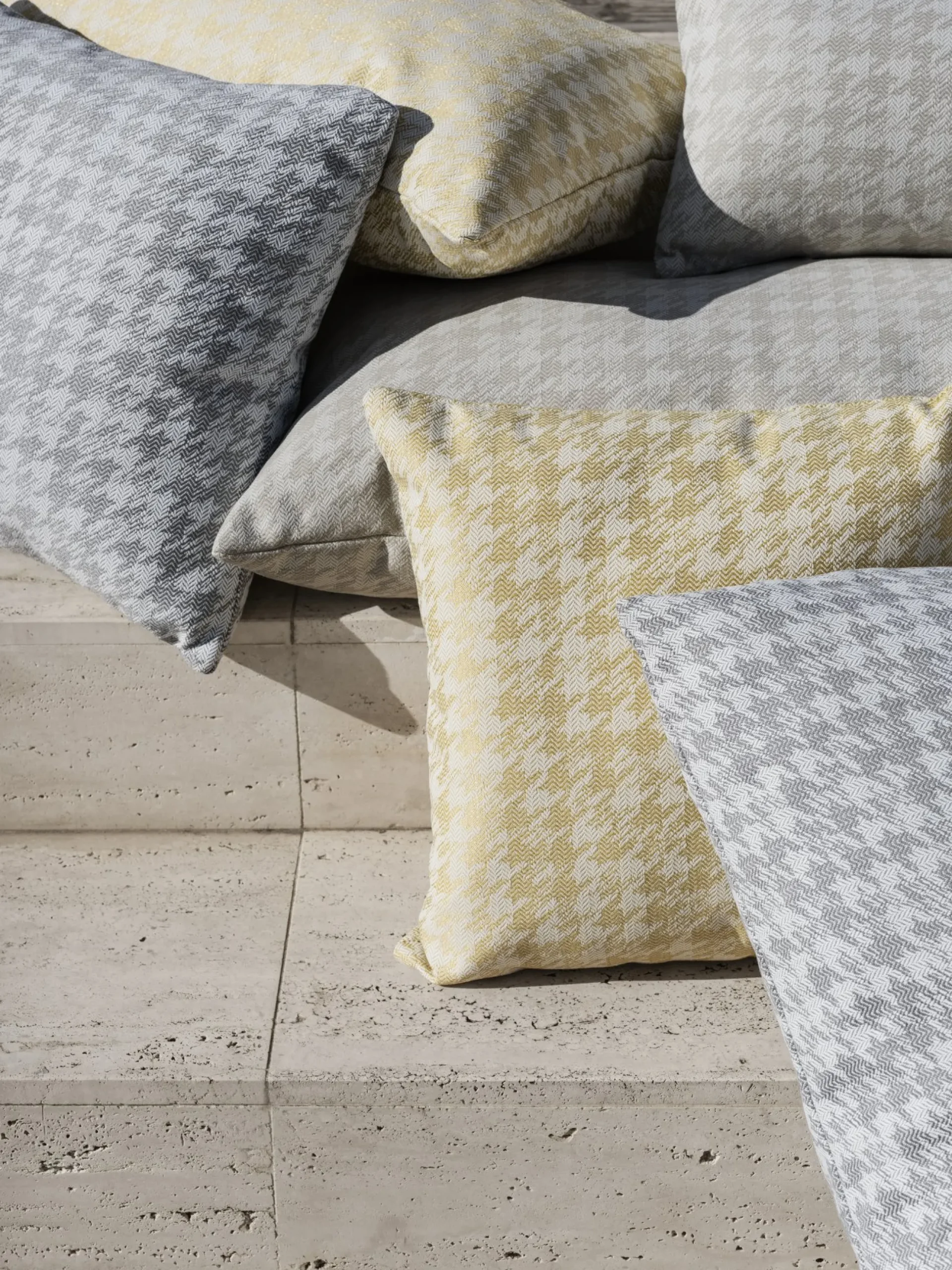 Outdoor-Kissen -STAY- Special Edition, Farbe Sun, Stoff Twigh 70 x 30 cm