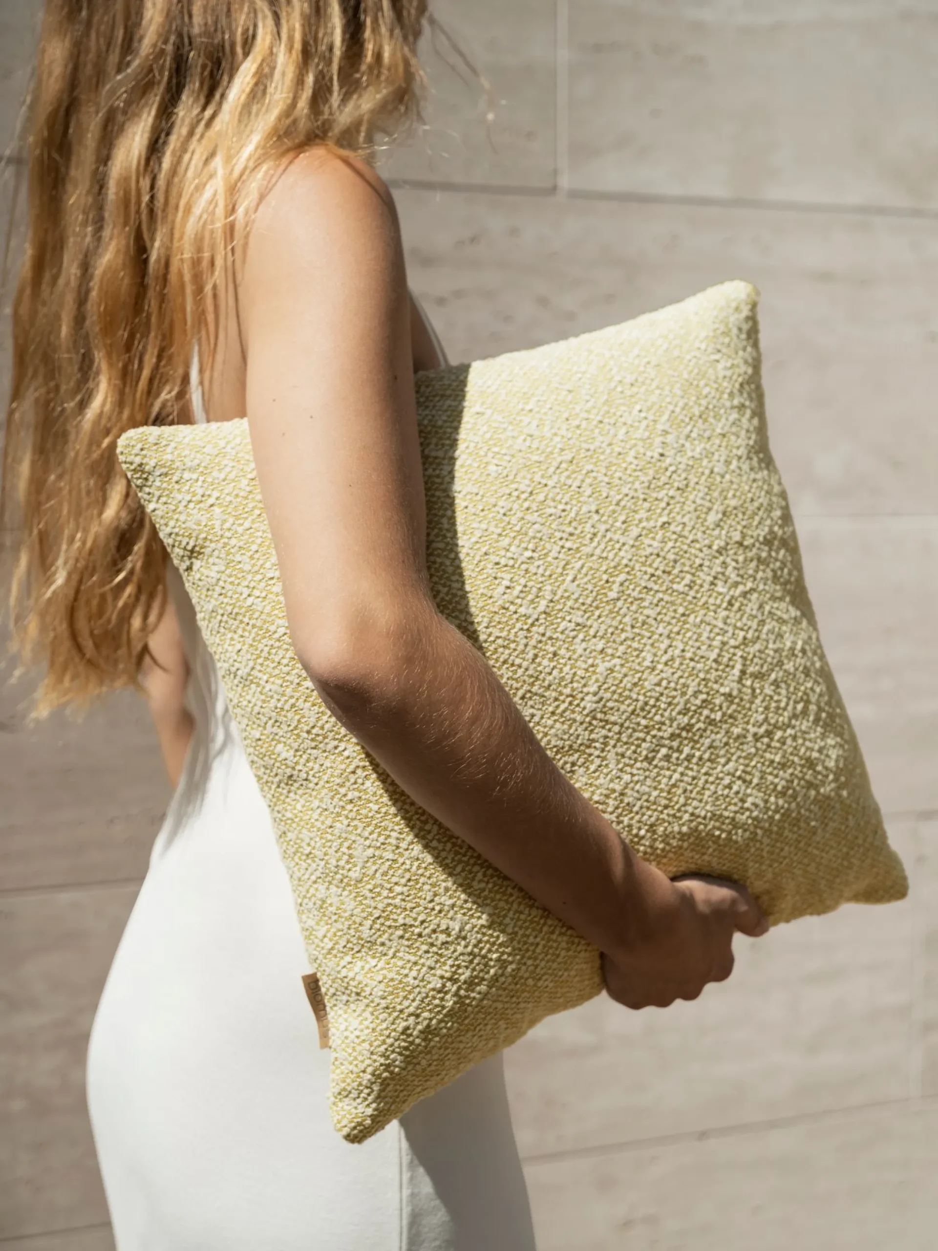 Outdoor-Kissen -STAY- Special Edition, Farbe Sun, Stoff Reah 45 x 45 cm