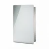 Schlüsselkasten/GlasMagnettafel -VELIO- White 30 x 20 cm Hochformat