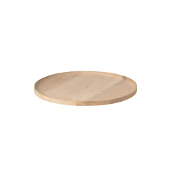 Serviertablett -OKU- Rund Farbe Oak Size M