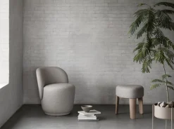 Sessel -KUON- Stoff Socia, Farbe Desert