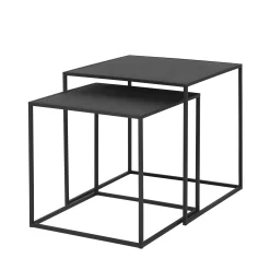 Set 2 Beistelltische -FERA- Farbe Black