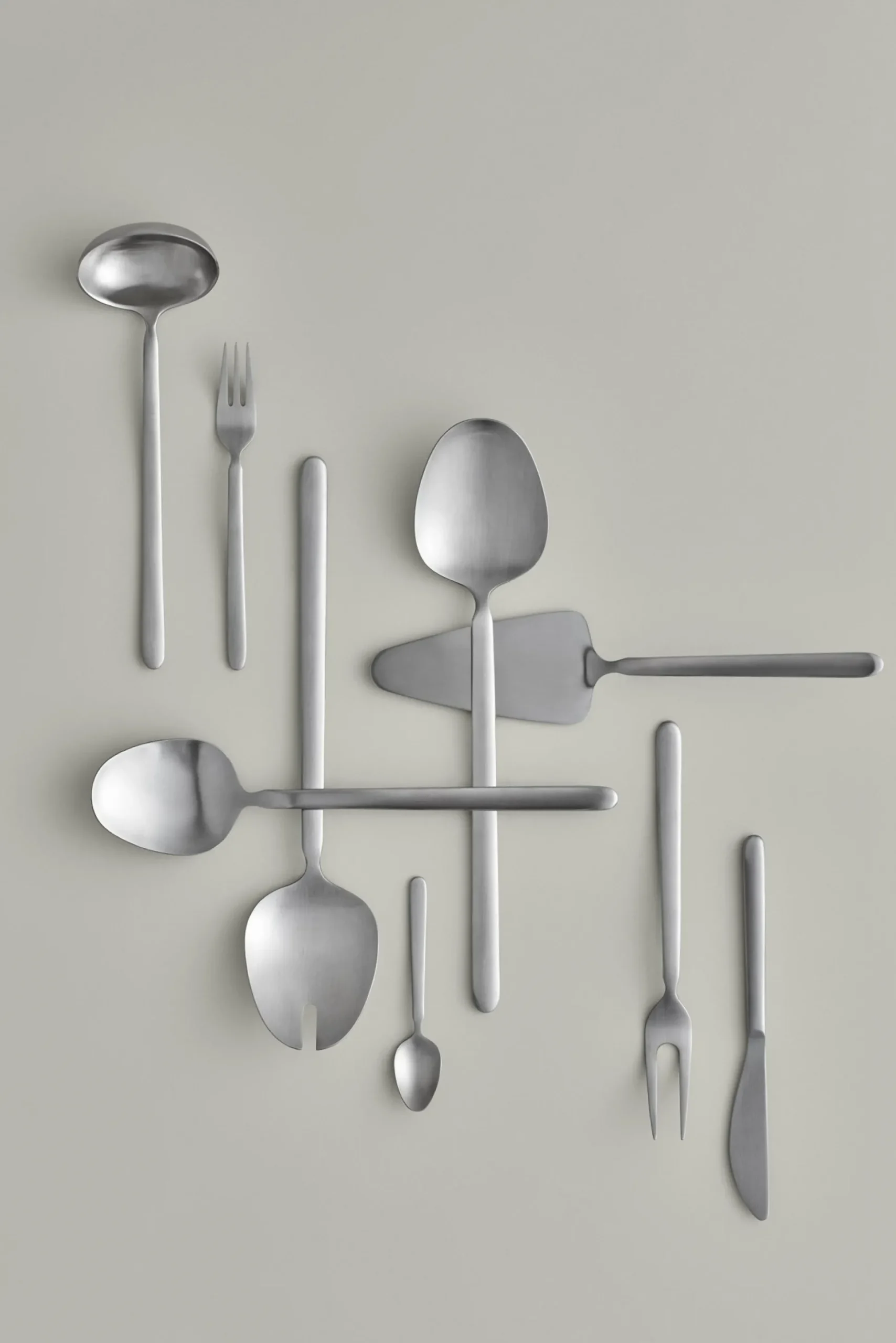 Set 4 Buttermesser -STELLA- Farbe Silber