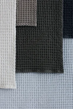 Set 2 Gästehandtücher -CARO- White 30 x 30 cm