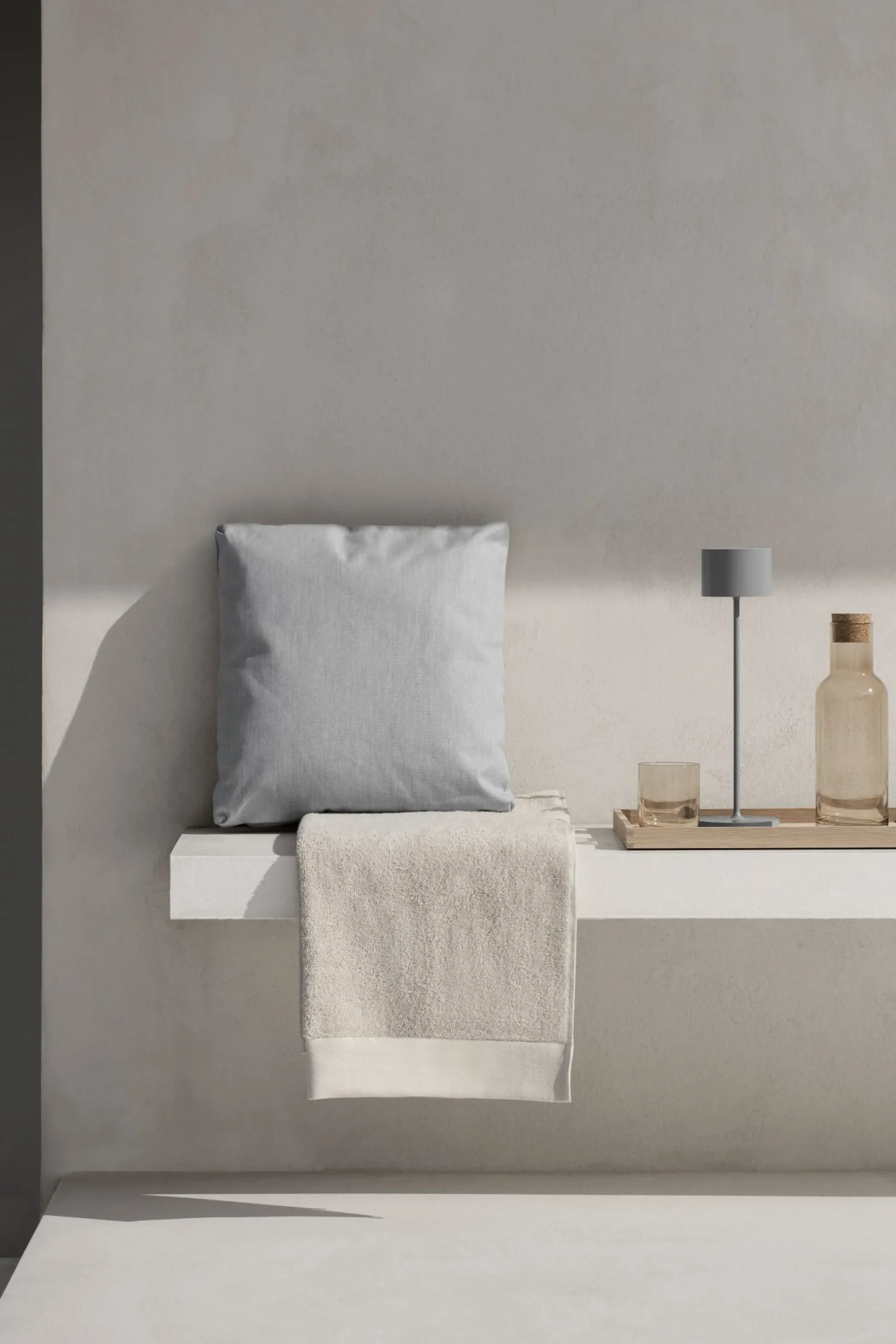 Set 4 Gästehandtücher -RIVA- White 30 x 30 cm