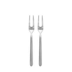 Set 2 Serviergabeln -STELLA- Farbe Silber