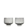 Set 2 Trinkgläser -FLOW- Farbe Smoke Size 220 ml