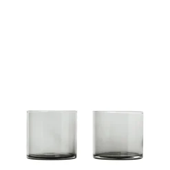Set 2 Trinkgläser -MERA- Farbe Smoke - size 200 ml