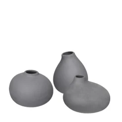 Set 3 Vasen -NONA- Pewter