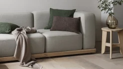 Sitzhocker -ELI- Farbton Holz, Höhe 45 cm
