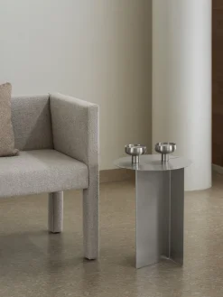 Sofa -SITTA- Stoff Boucla Farbe Shitake