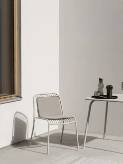 Stuhl -YUA WIRE- Farbe Silk Gray