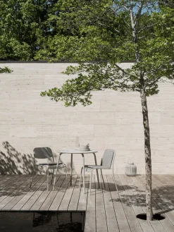 Stuhl -YUA WIRE- Farbe Silk Gray