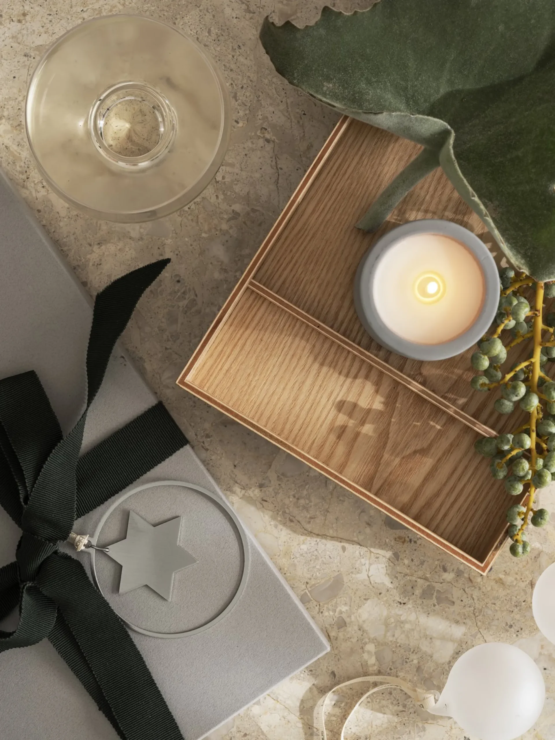 Tablett -ABENTO- Farbe Oak Size S