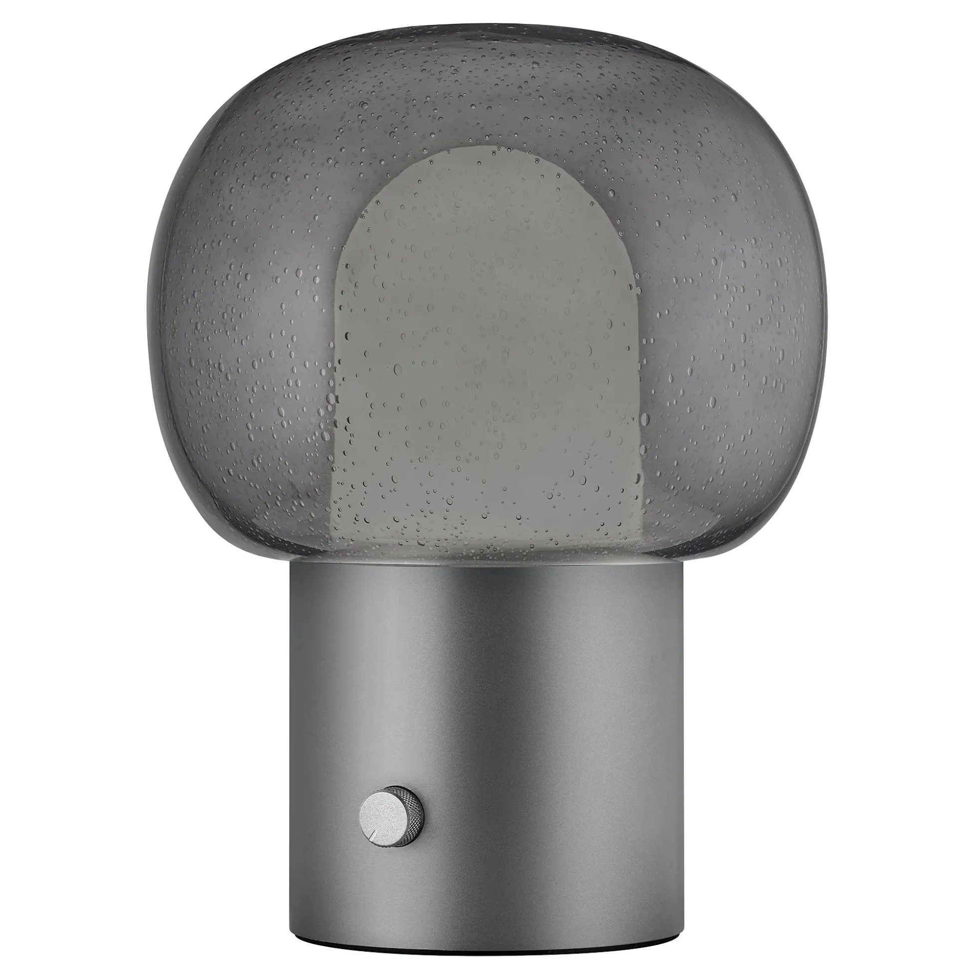 Tischleuchte -IRIS- Farbe Gunmetal - Size 24 x 32 cm
