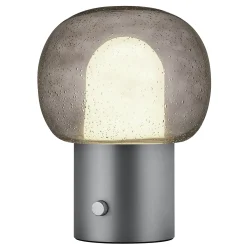 Tischleuchte -IRIS- Farbe Gunmetal - Size 24 x 32 cm