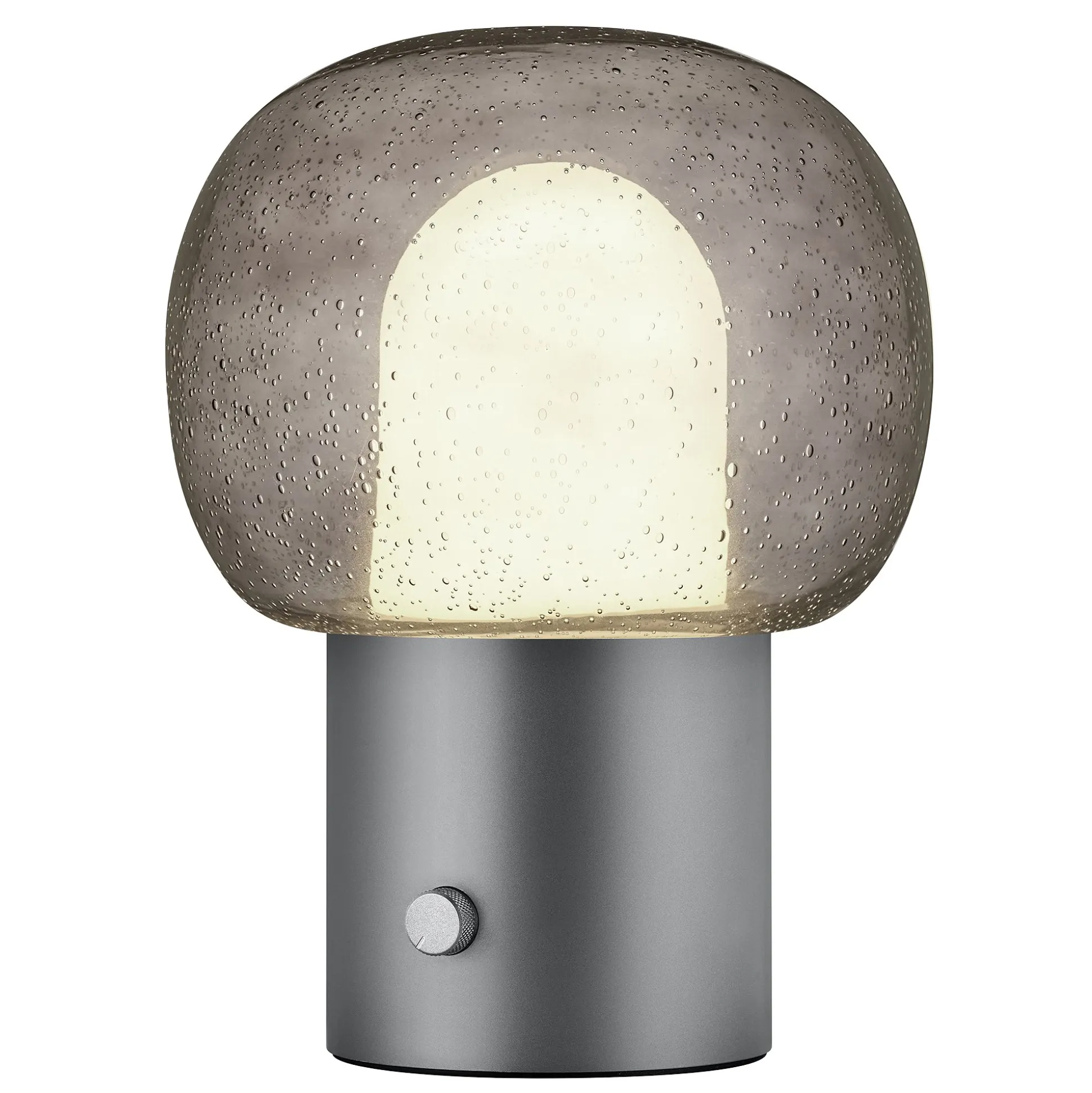 Tischleuchte -IRIS- Farbe Gunmetal - Size 24 x 32 cm