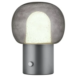 Tischleuchte -IRIS- Farbe Gunmetal - Size 24 x 32 cm