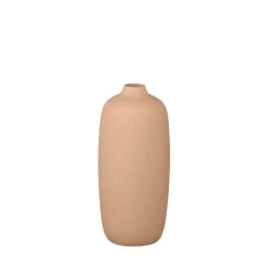 Vase -CEOLA- Farbe Amber Brown Höhe 18 cm