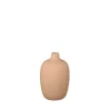Vase -CEOLA- Farbe Amber Brown Höhe 13 cm