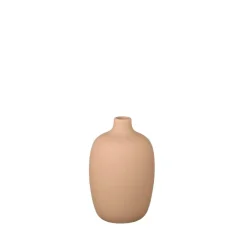 Vase -CEOLA- Farbe Amber Brown Höhe 13 cm