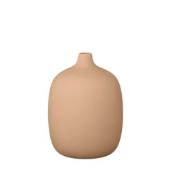 Vase -CEOLA- Farbe Amber Brown Höhe 19 cm