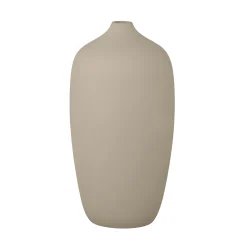 Vase -CEOLA- Farbe Indian Tan Höhe 25 cm