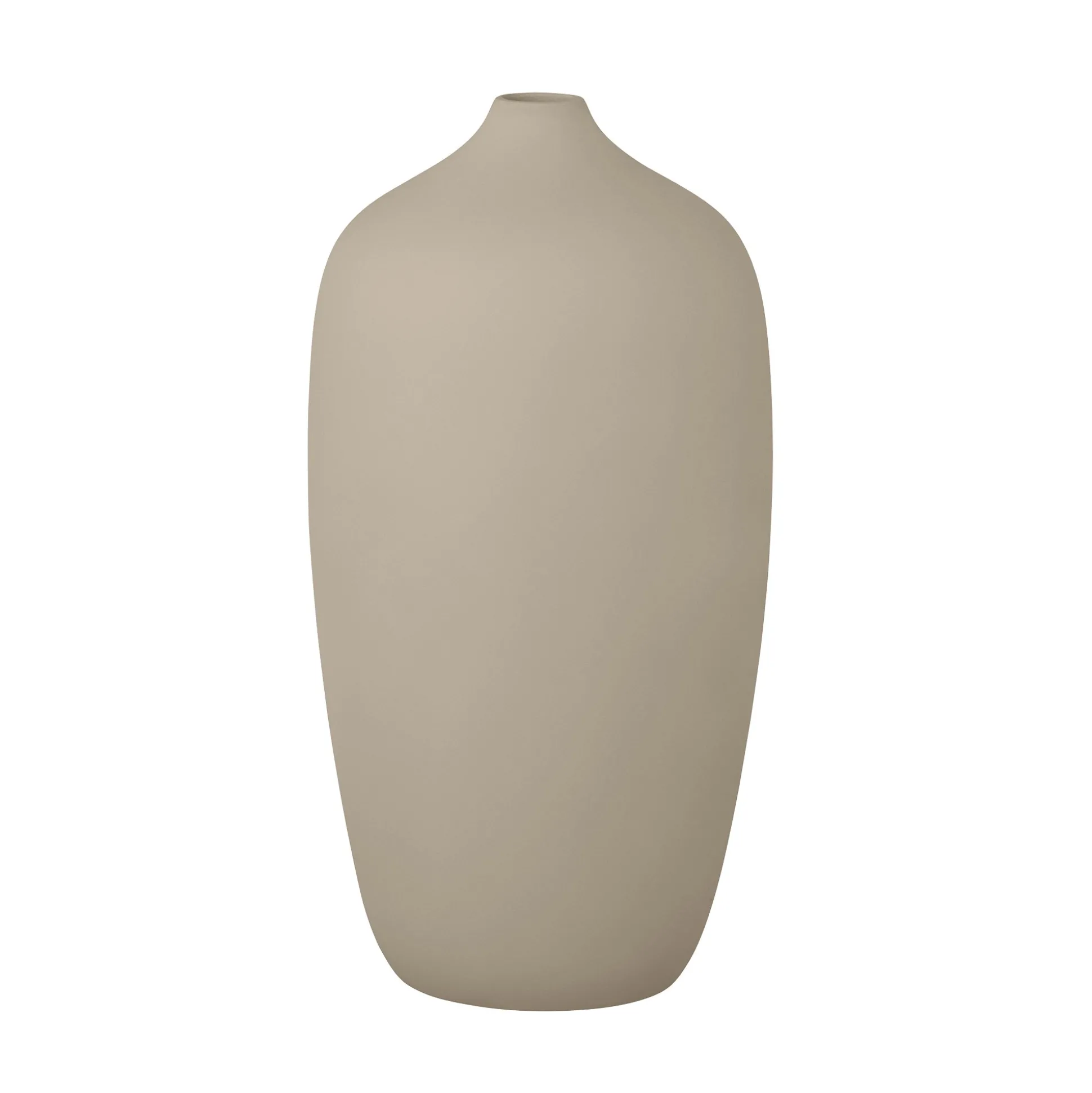 Vase -CEOLA- Farbe Indian Tan Höhe 25 cm
