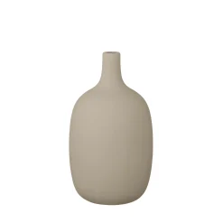 Vase -CEOLA- Farbe Indian Tan Höhe 21 cm