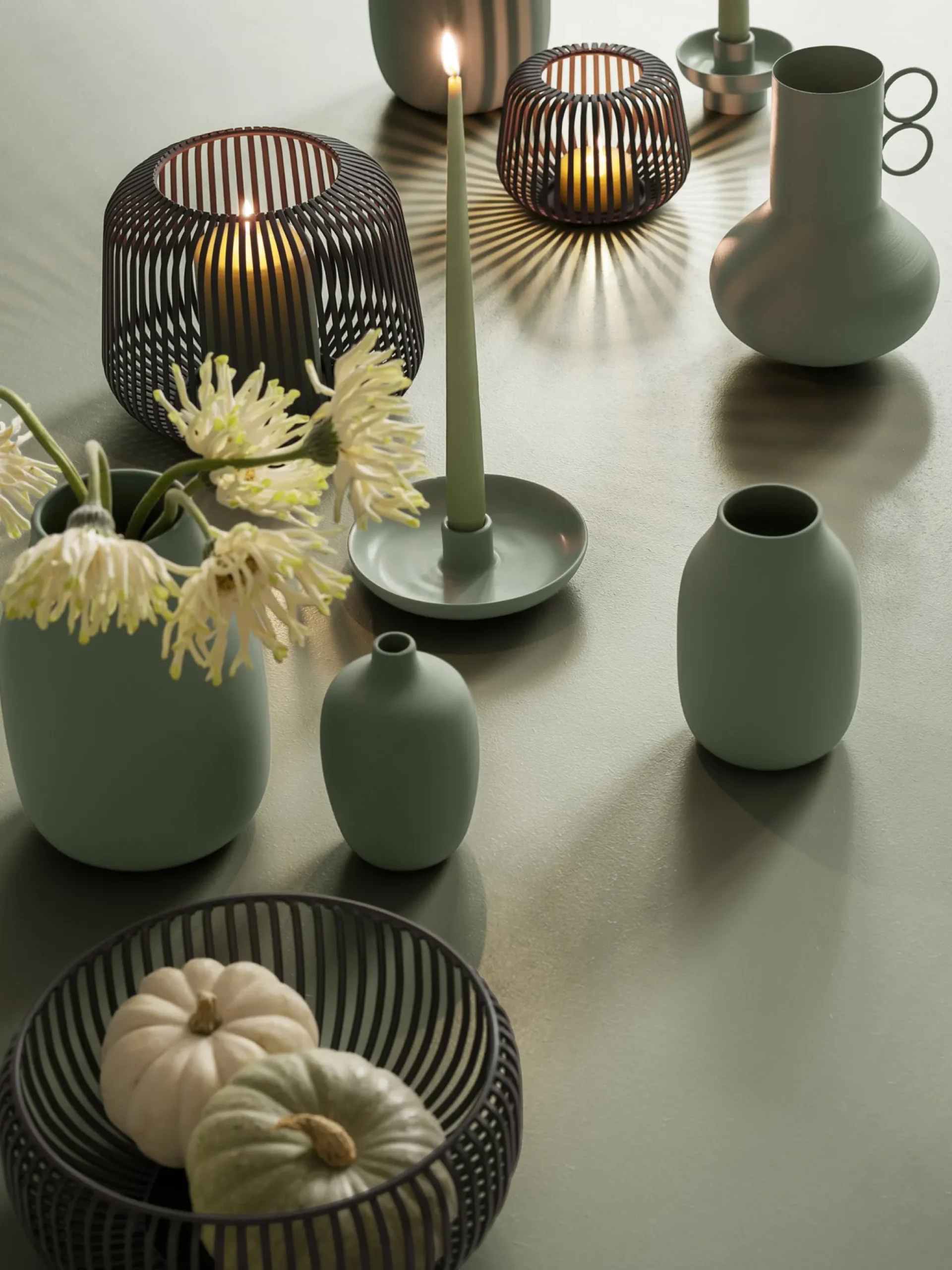 Vase -COLORA- Farbe Desert Sage Size S