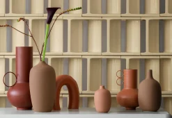 Vase -KAGETSU- Farbe Amber Brown - Size M