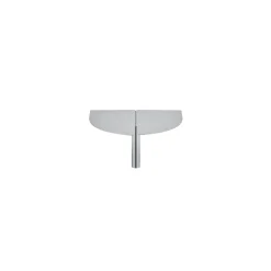 Wandregal -ORU- Farbe Edelstahl Matt Size S