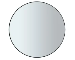Wandspiegel -RIM- Farbe Black Size L Ø 80cm Glas smoked