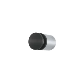 Wandtürstopper -ENTRA- Edelstahl matt Ø 2,5 cm, Länge 4 cm