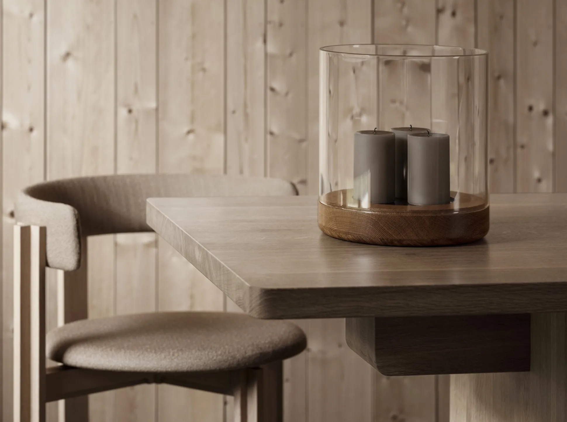 Windlicht -LANTO- Farbe Oak - Size XL