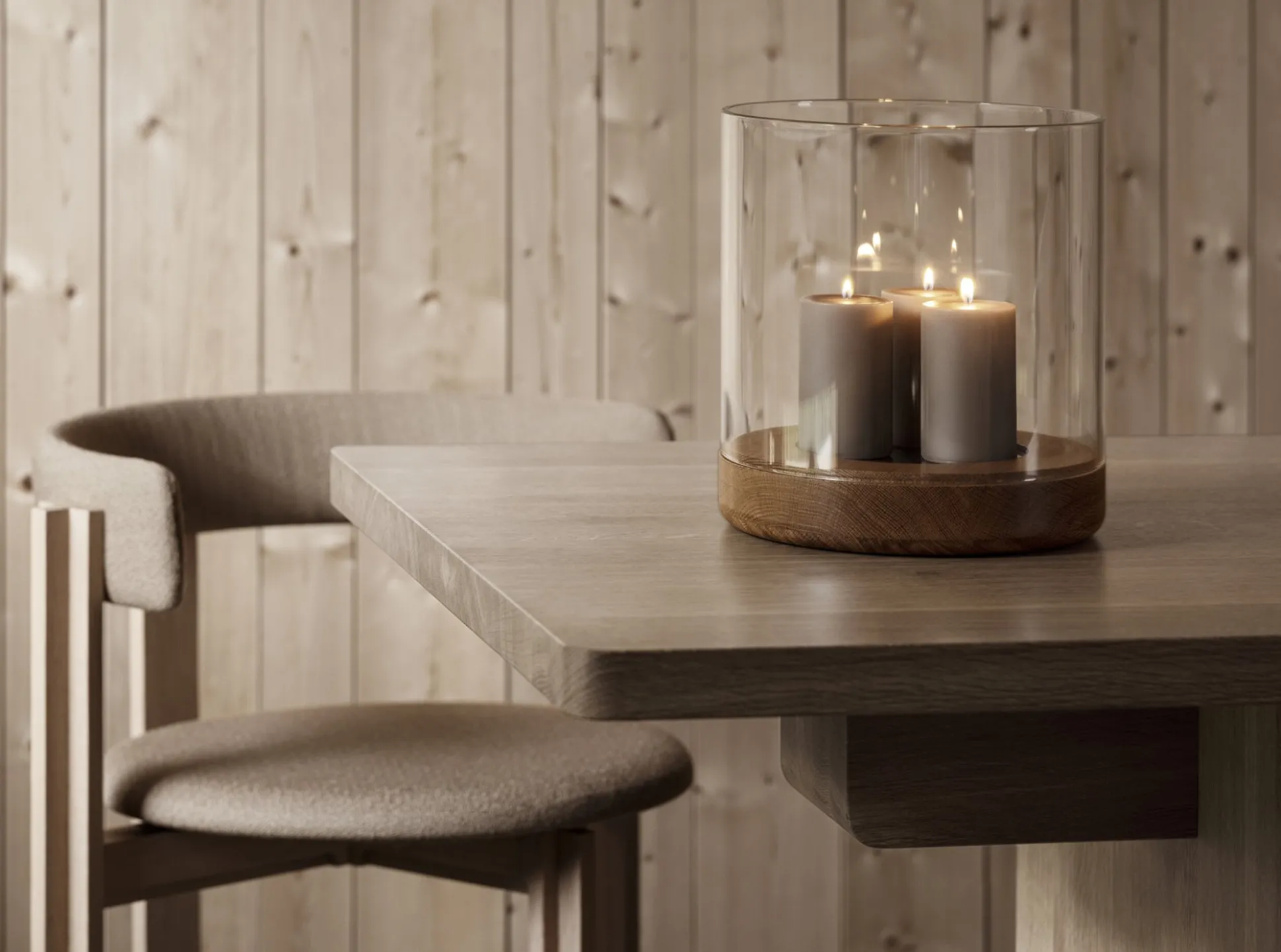 Windlicht -LANTO- Farbe Oak - Size XL